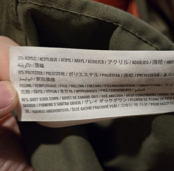 Abercrombie & Fitch Down Parka- Olive green - Picture 8 of 8